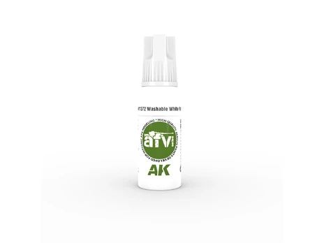 AK Interactive - Washable Baltas Paint – AFV 3rd generation Akriliniai dažai, 17ml, AK11372