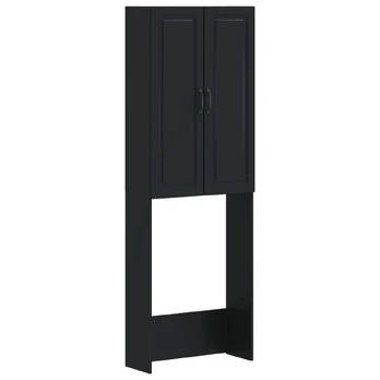 Tualeto spintelė UTRECHT Juoda 66 x 25,5 x 190 cm