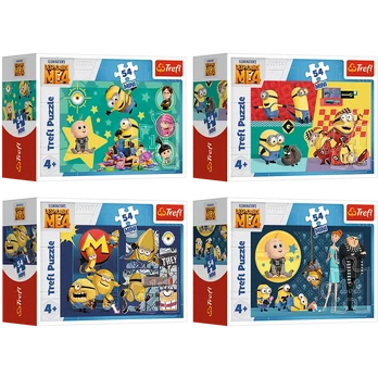 TREFL MINIONS mini dėlionė, 54 det.