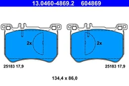 ATE 13.0460-4869.2 Brake pad set