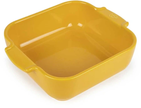 Dish, 22.5x22.5x7.2 cm, yellow, Appolia