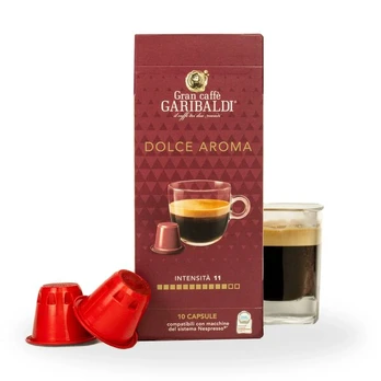 Kavos kapsulės Gran Caffe Garibaldi - Dolce Aroma, 10 vnt.
