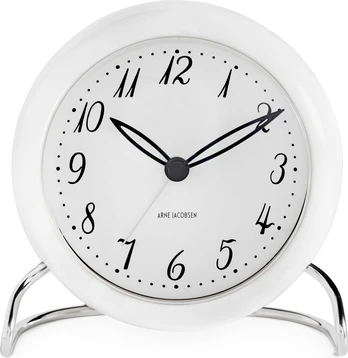 Arne Jacobsen Clocks Arne Jacobsen - LK Table Clock - Ø11 cm - White