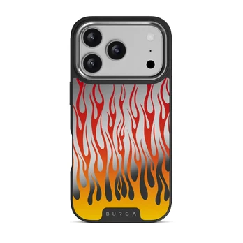 Tribal - iPhone 17 Pro Case, Elite Mirror Dark (MagSafe) / Silver