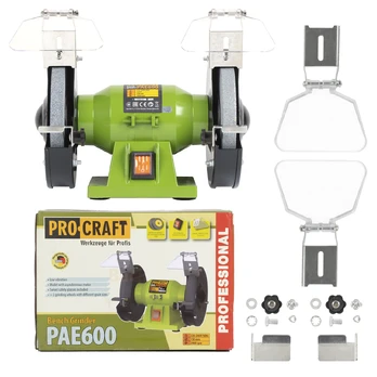 Stalinis dviejų diskų šlifuoklis „ProCraft PAE600”