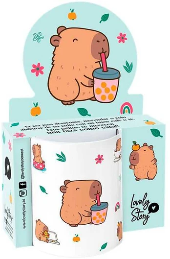 Lovely Story Capibara Blubble Tea mug 330ml