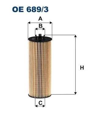 Alyvos filtras FILTRON OE689/3