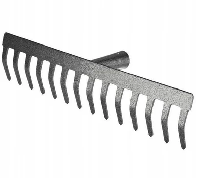 Metalinis sodo grėblys 14 dantų
