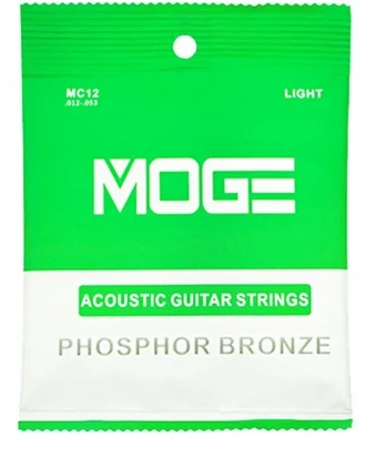 Moge stygos akustinei gitarai 34"-41" Light Ebgdae, idealios mokymuisi