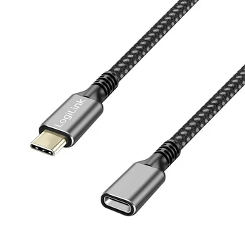 LogiLink Kabelis USB3.2 gen2 TypeC do USB-C/F, PD, 1m