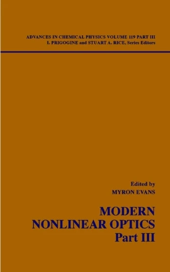 Modern Nonlinear Optics, Volume 119, Part 3