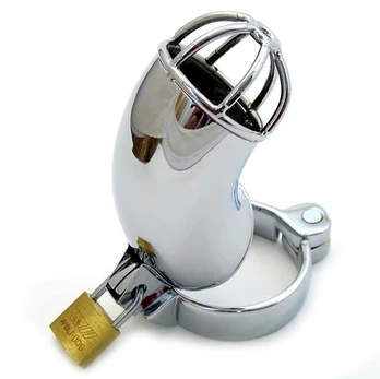 METAL HARD Lancelot Stainless Steel Chastity System 38mm 45mm Set