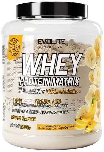 Evolite Whey Protein Matrix 2000 g. (Vanilla skonis )