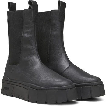 Aulinukai moterims, Juoda, Mayze Stack Chelsea booties