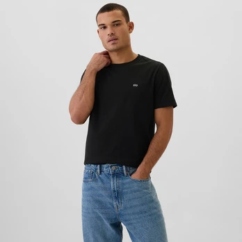 GAP Micro Logo Crew True Black - Dydis L (502022-02 Marškinėliai)