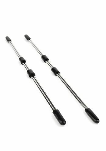 Mr. Steel Nipple Sticks 20cm Stainless Steel Adjustable Rods