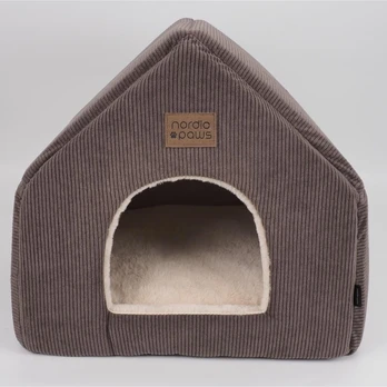 Nordic Paws - Elva Cat Cave - Brown/Beige - 46 x 43 x 42 cm