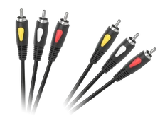 Cabletech 3RCA-3RCA 1.8 m Cabletech Eco-Line kaina