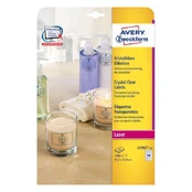 Avery Zweckform Avery L7781-25, Transparent, Rectangle, Permanent, 45.7 x 25.4 mm, A4, Polyester kaina