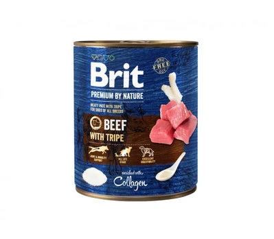 Brit Premium by Nature konservai šunims Beef with Tripes 400 g