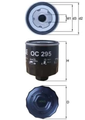 Alyvos filtras KNECHT OC 295 kaina