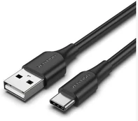 USB 2.0 A į USB-C 3A kabelis 0,5 m Vention CTHBD juodas kaina