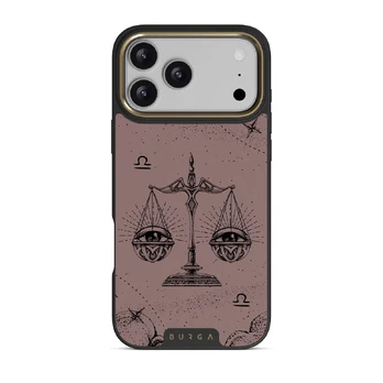 Libra - iPhone 17 Pro Max Case, Elite Dark (MagSafe) / Gold / Pink