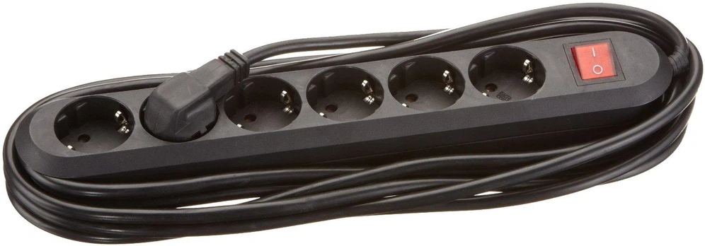 Buitinis ilgintuvas Bachmann Smart, 5 m, 6 lizdų
