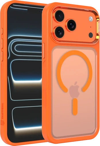 Dėklas Tactical MagForce Hyperstealth 3.0 Cover for Apple iPhone 17 Pro Max/18 Pro Max Agent Oranžinis