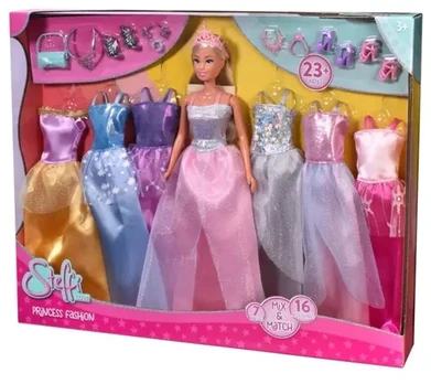 SIMBA Steffi modowa princesė+ubranka 573-3928