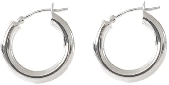 Sidabriniai auskarai Hoop 22mm