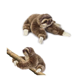 Pliušinis tinginys, minkštas žaislas vaikams 30 cm