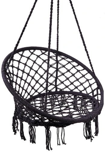 Pakabinamas krėslas Stork's Nest, juoda