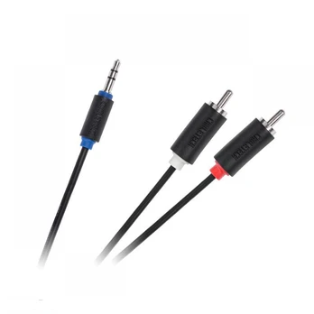 Cabletech kabelis 3.5 AUX - 2xRCA 3m