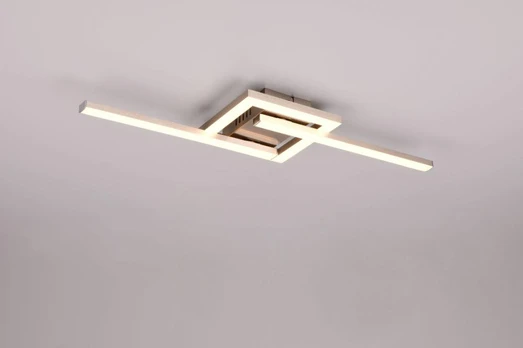 Viale LED ceiling lamp brushed steel gaismeklis
