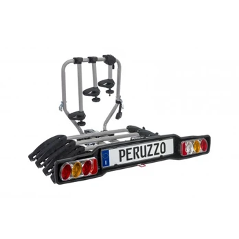 Autobagažinė Peruzzo Siena 4 dviračiam ant grąžulo (plienas, atlenkiama)