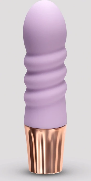 Crushious Mellow Bubbles Mini Vibrator Lavender 11cm Silicone USB