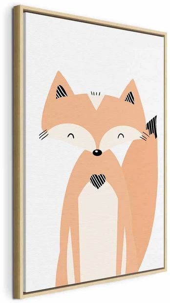 Artgeist Paveikslas - Happy Fox (1 Part) Vertical