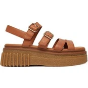 Clarks Basutės Evamar Strap 26185889 Ruda