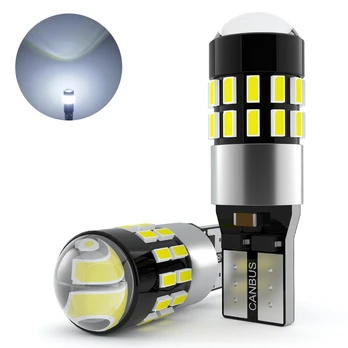 T10 W5W LED LEMPUTĖS GABARITAMS 2x