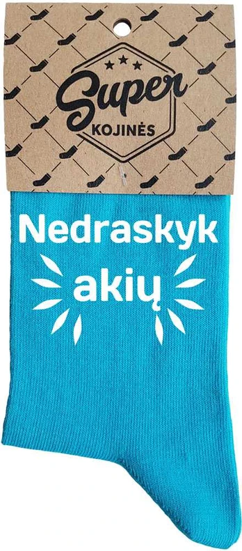 Moteriškos kojinės „Nedraskyk akių“