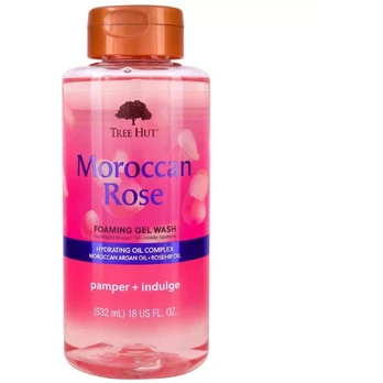 Tree Hut Moroccan Rose Foaming Gel Wash dušo želė, 532 ml
