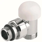 Ventilis Carlo Poletti Compact, kampinis, radiatoriams, 1/2" kaina