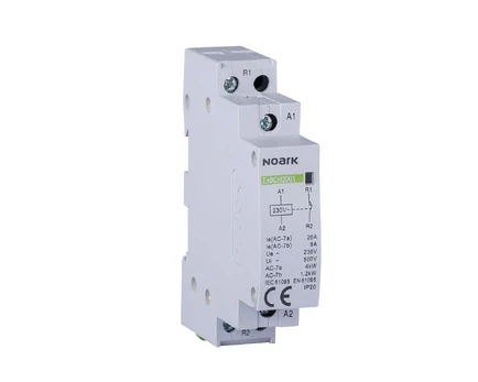 Noark modulinis kontaktorius / relė EX9CH20 20A 2NO (230V AC ritė)