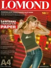 Termopernešimo popierius Lomond Thermotransfer Inkjet Paper A4, 10 lapų, Fluorescent kaina