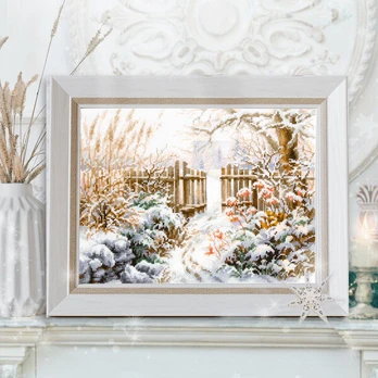 Siuvinėjimo rinkinys Magic Needle "Winter Yard" 350-742