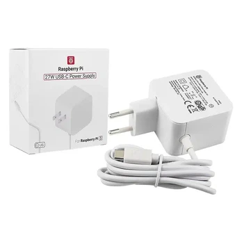 Raspberry Pi 5 maitinimo šaltinis 5,1V 5A 27W baltas