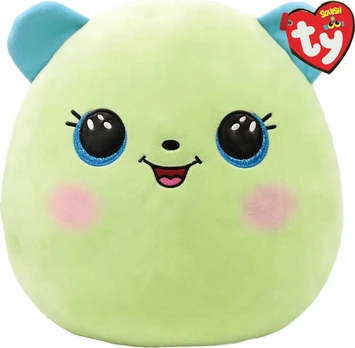 TY Squishy Beanies Clover - žalias meškiukas 30cm