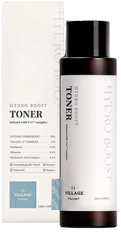 Veido tonikas Village 11 Hydro Boost, 120 ml, moterims kaina