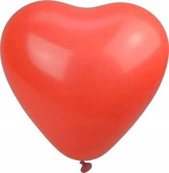 Arpex Balony serca raudona 100szt